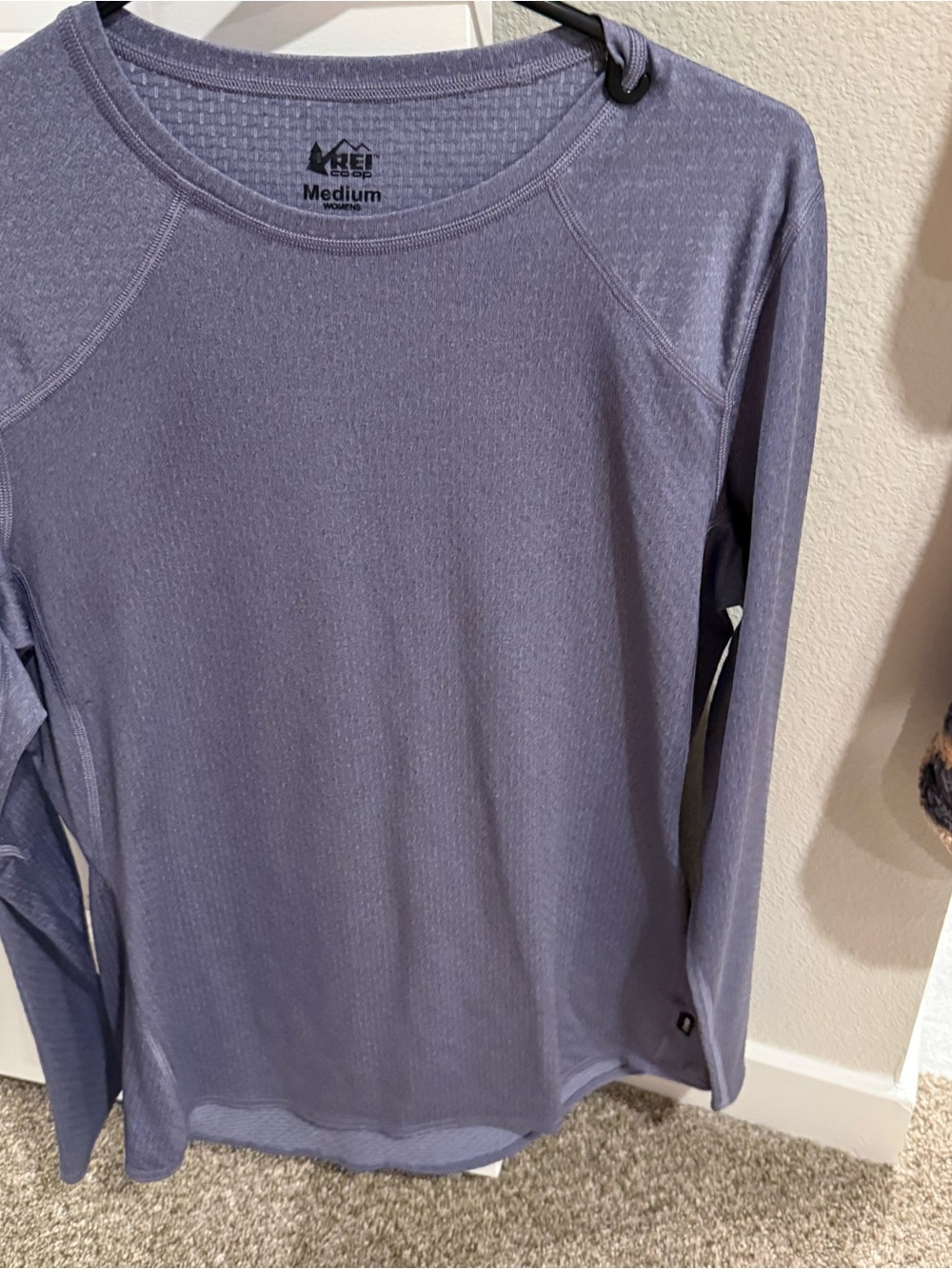 REI Women's Long Sleeve Performance Top - Heathered Purple